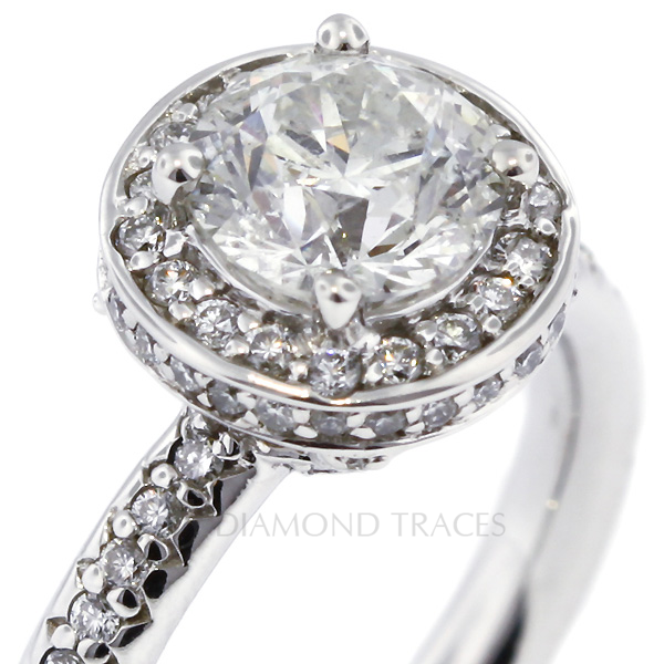 60ct E SI2 Round Genuine Diamond 14k Gold Classic Engagement Ring 2