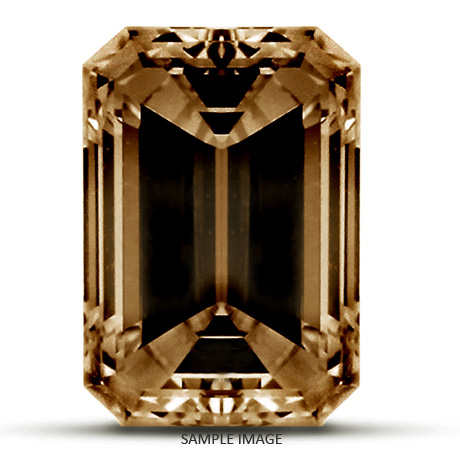 2.01 Carat Emerald Brown-SI1 Excellent Cut AGI Certified Loose Natural Diamond