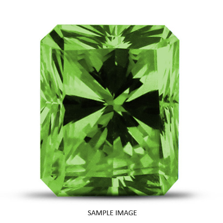 2.11 Carat Rectangular Radiant Green-SI2 Ideal Cut AGI Certified Loose Natural Diamond