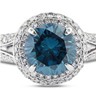 Blue Diamond Engagement Rings