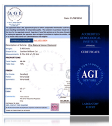 AGI Certificate